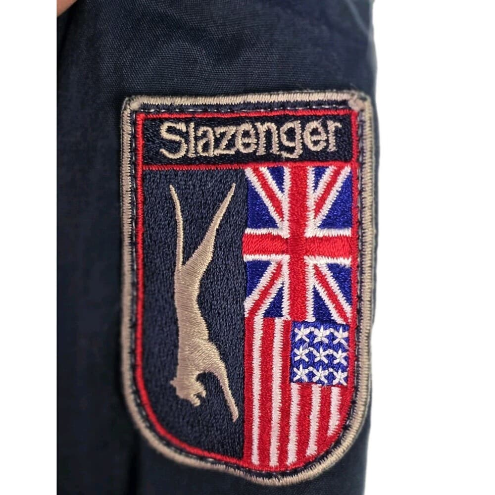 Slazenger Men's Large Blue Ryders Cup Golf Pullover - Thumbnail 2