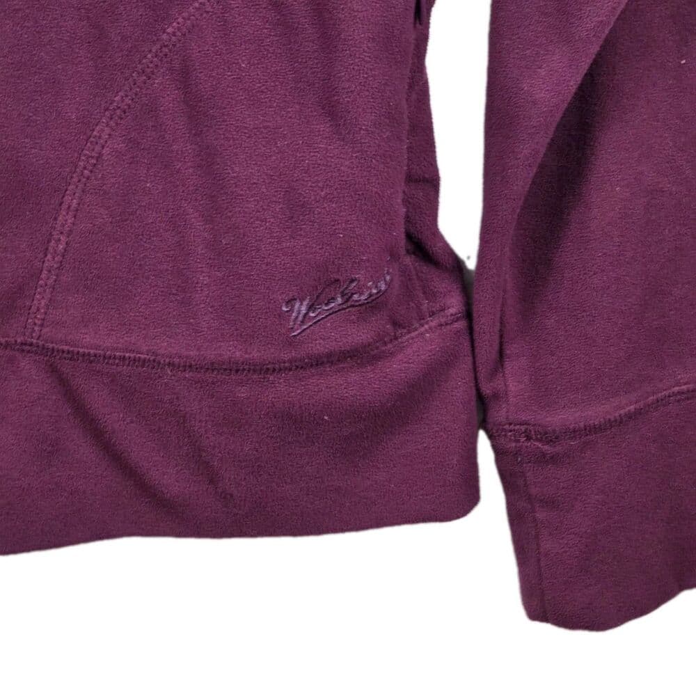 Woolrich Women's Medium Blackberry‎ Full Zip Fleece Jacket - Thumbnail 5