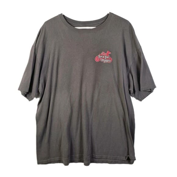 Girlie Girl Women's XXL Gray‎ Biker Short Sleeve T-Shirt - Thumbnail 7