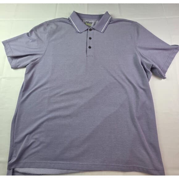 IZOD Men’s Advantage Men's XXL Lavender Extreme Performance‎ Cool-Fx Golf Shirt - Thumbnail 8