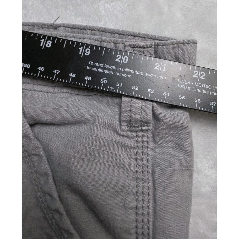 Carhartt Men's 42 Gray Relaxed Fit Workwear Cargo Shorts - Thumbnail 9