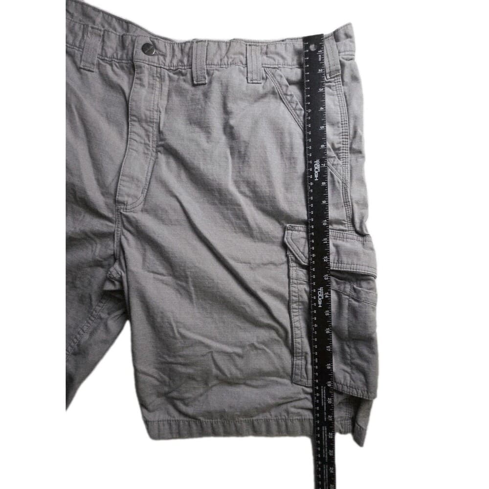 Carhartt Men's 42 Gray Relaxed Fit Workwear Cargo Shorts - Thumbnail 10