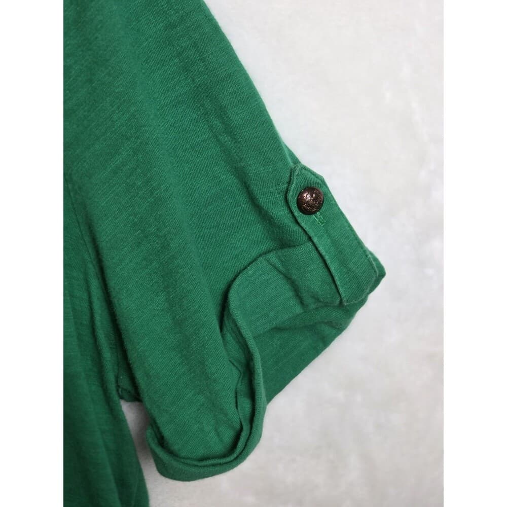 Lauren Ralph Lauren Women's Size L‎ Green String Tie Top - Thumbnail 3