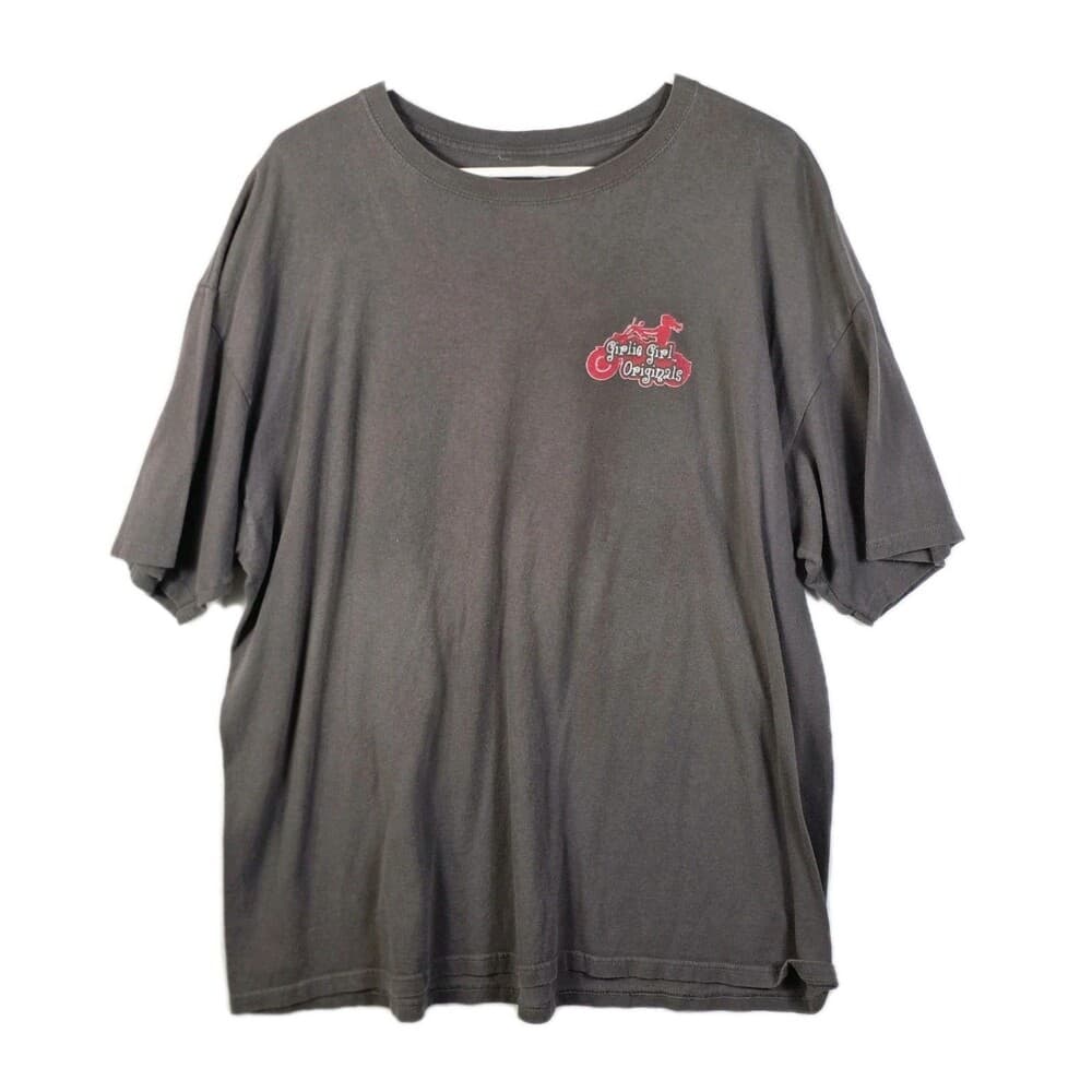 Girlie Girl Women's XXL Gray‎ Biker Short Sleeve T-Shirt - Thumbnail 6