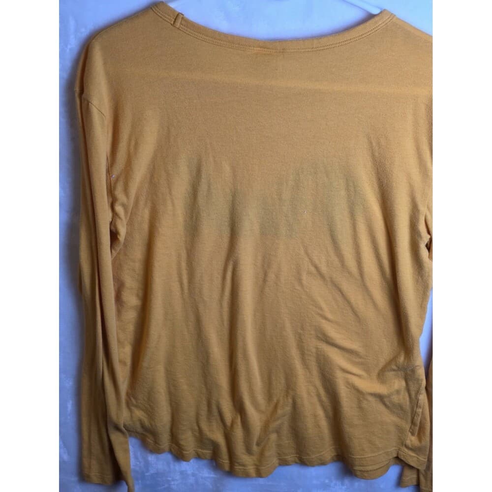 Victoria’s Secret Pink Women's Size M Yellow Tshirt‎ - Thumbnail 3
