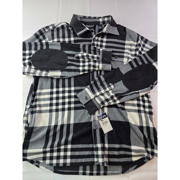 NWT Chaps Men's XL Plaid Flannel Long Sleeve Button Up‎ Shirt - Thumbnail 10