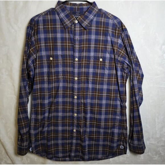 Daniel Cremieux‎ Men's Large Plaid Slim Fit Long Sleeve Shirt - Thumbnail 8