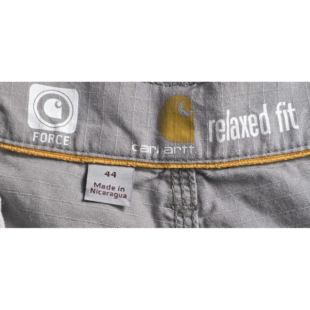 Carhartt Men's 42 Gray Relaxed Fit Workwear Cargo Shorts - Thumbnail 5