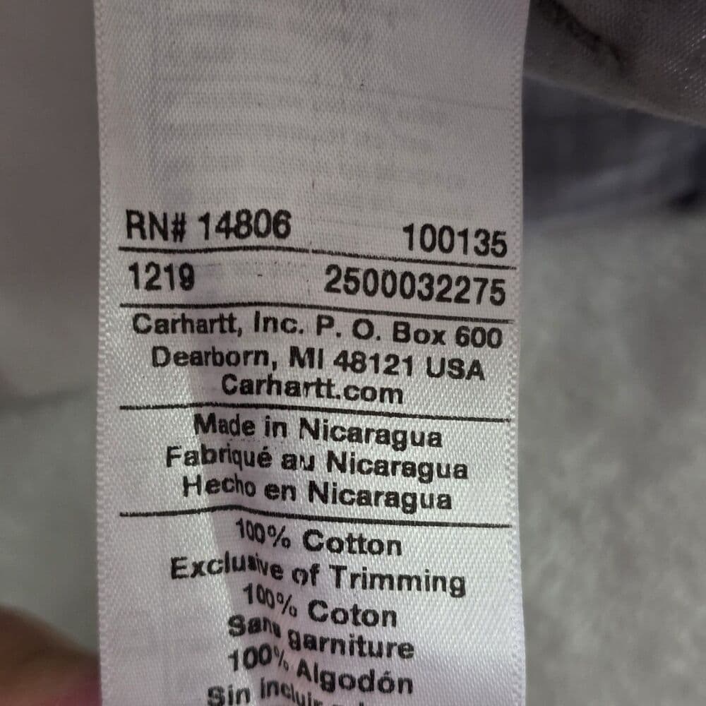 Carhartt Men's 42 Gray Relaxed Fit Workwear Cargo Shorts - Thumbnail 6