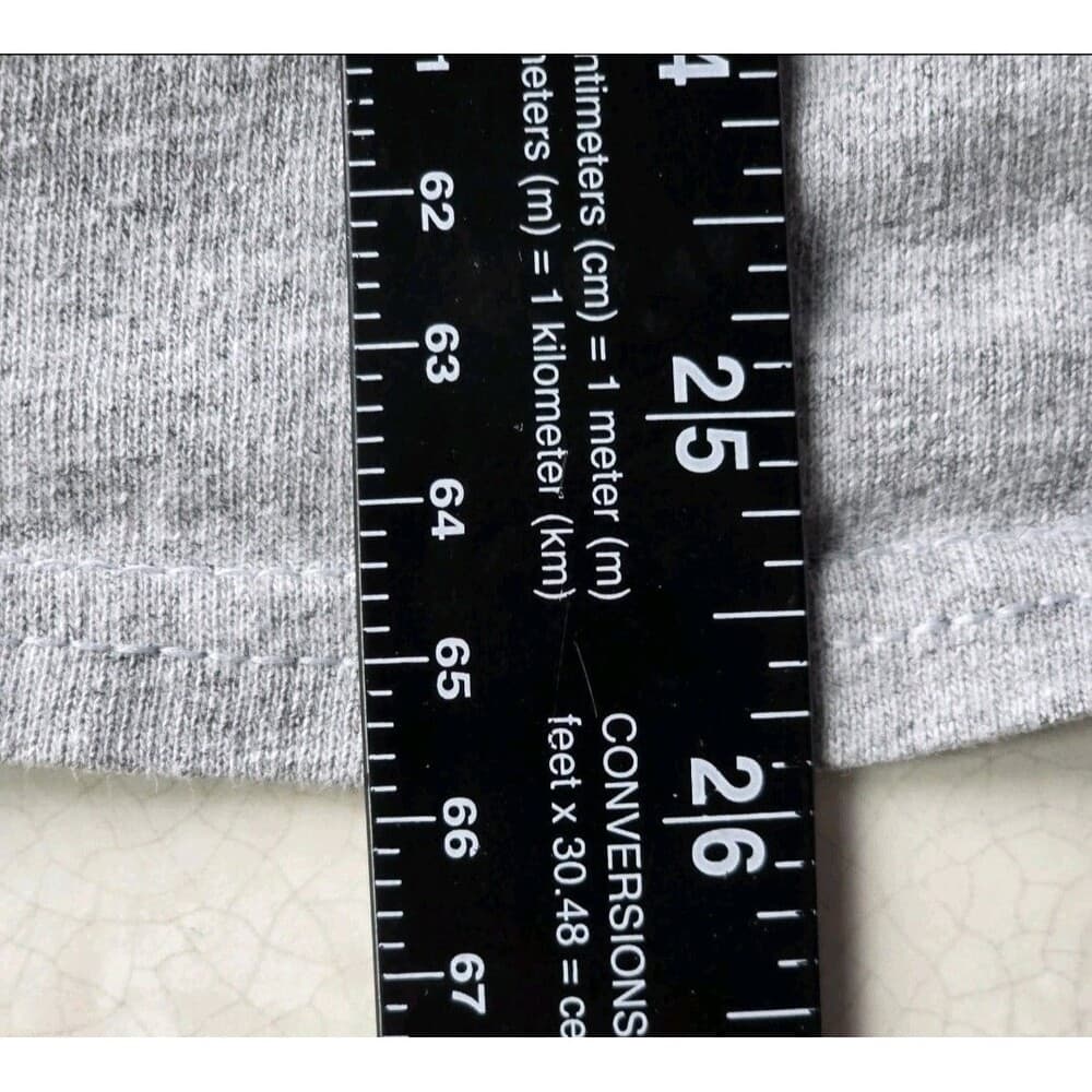 Girlie Girl Originals Medium Gray "Leopard Baseballin" T-Shirt * Missing‎ Tag * - Thumbnail 5