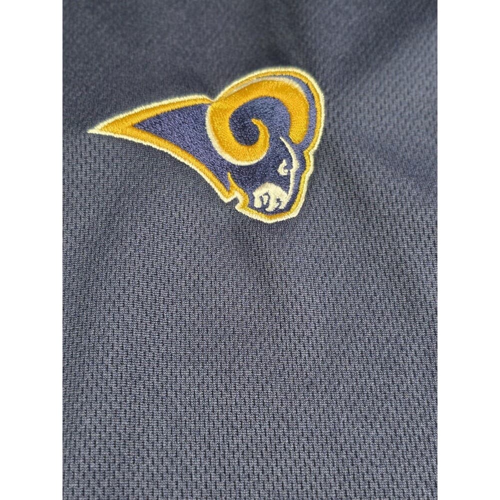 Vintage Los Angeles Rams Men's Size‎ Large Polo Short Sleeve T-shirt - Thumbnail 2