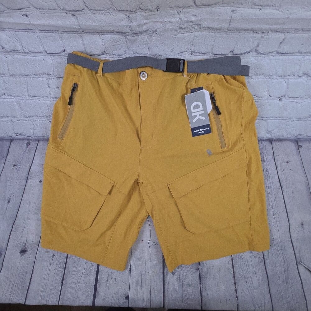 Little Donkey Andy Men's Large Yellow UV 50+ Protection Waterproof Shorts - Thumbnail 9