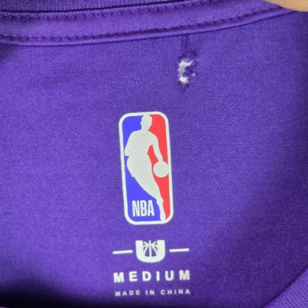 NBA Los Angeles Lakers Purple & Yellow Medium #8 Westbrook Jersey - Thumbnail 2