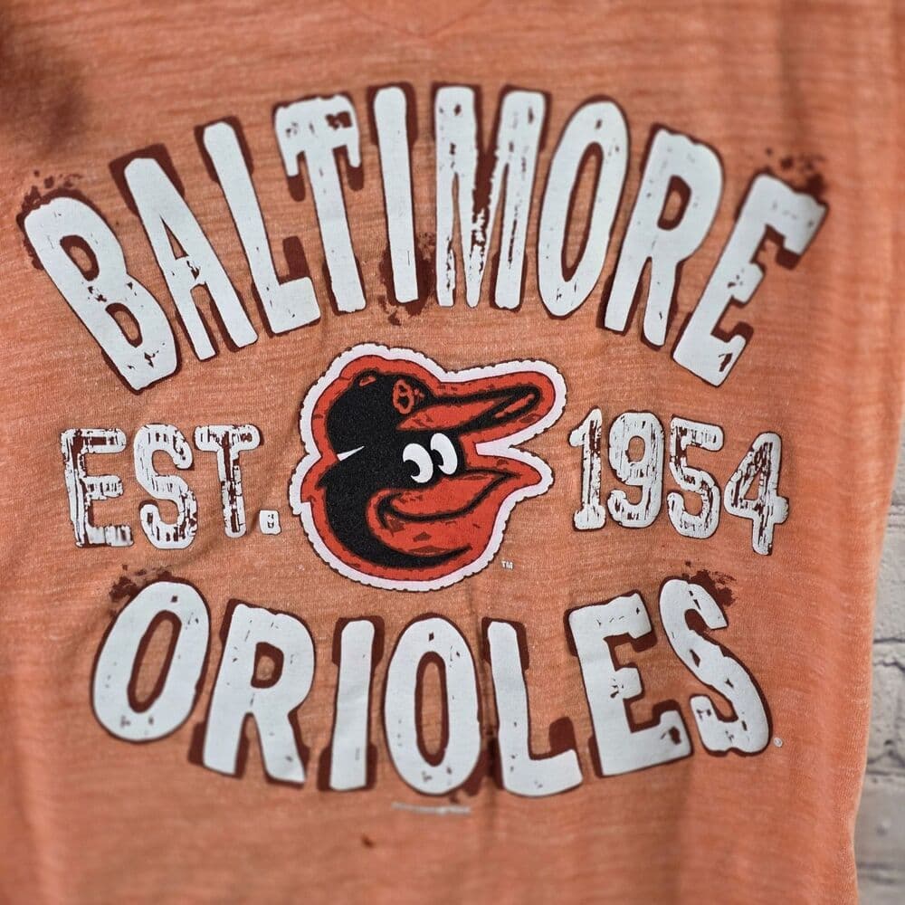 MLB Baltimore Orioles Women’s Small Genuine Merchandise Orange Tank Top - Thumbnail 2