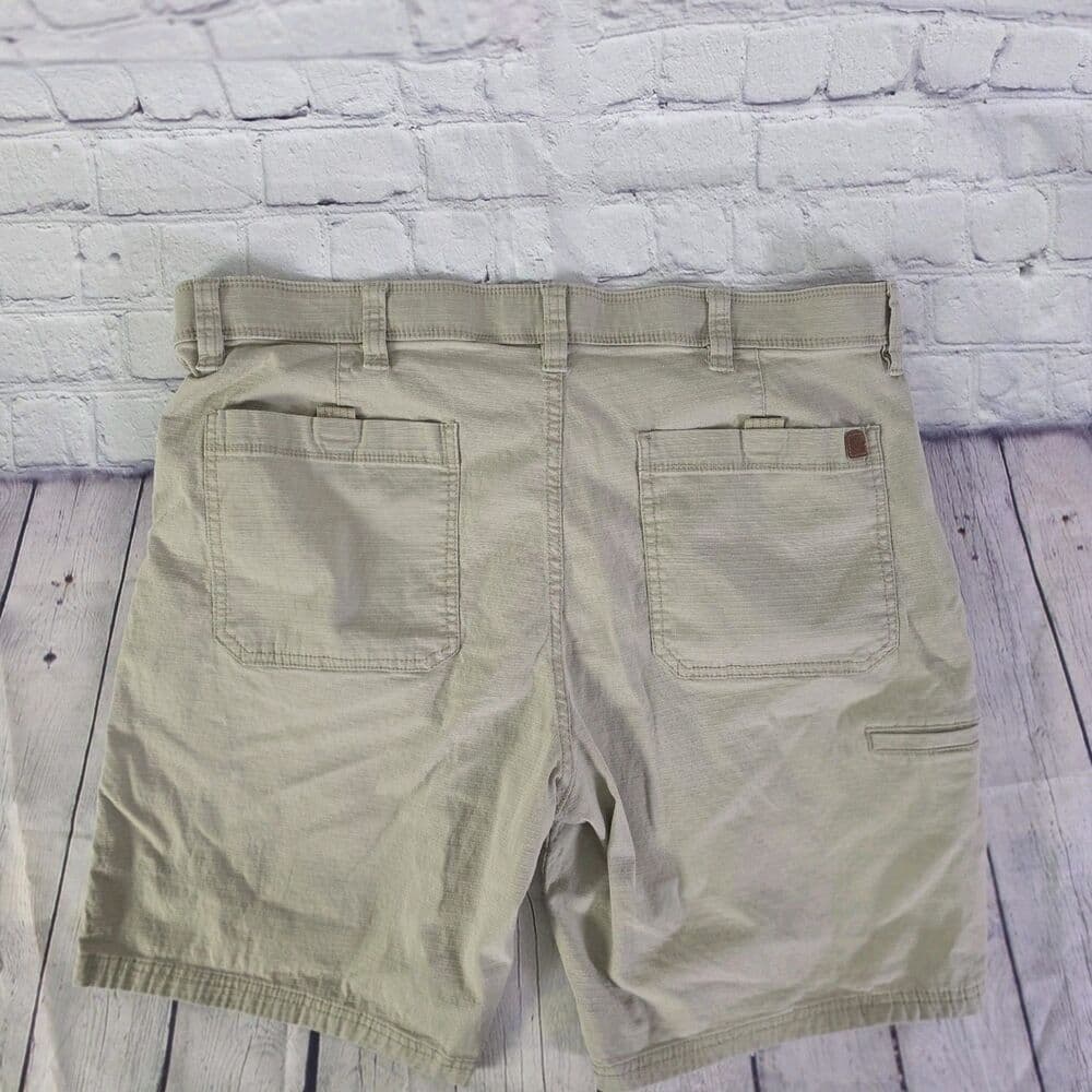 Weatherproof Men's 38 Birch Khaki Stretch Golf Shorts - Thumbnail 6