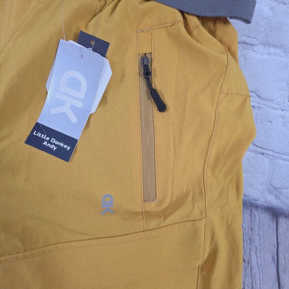 Little Donkey Andy Men's Large Yellow UV 50+ Protection Waterproof Shorts - Thumbnail 2