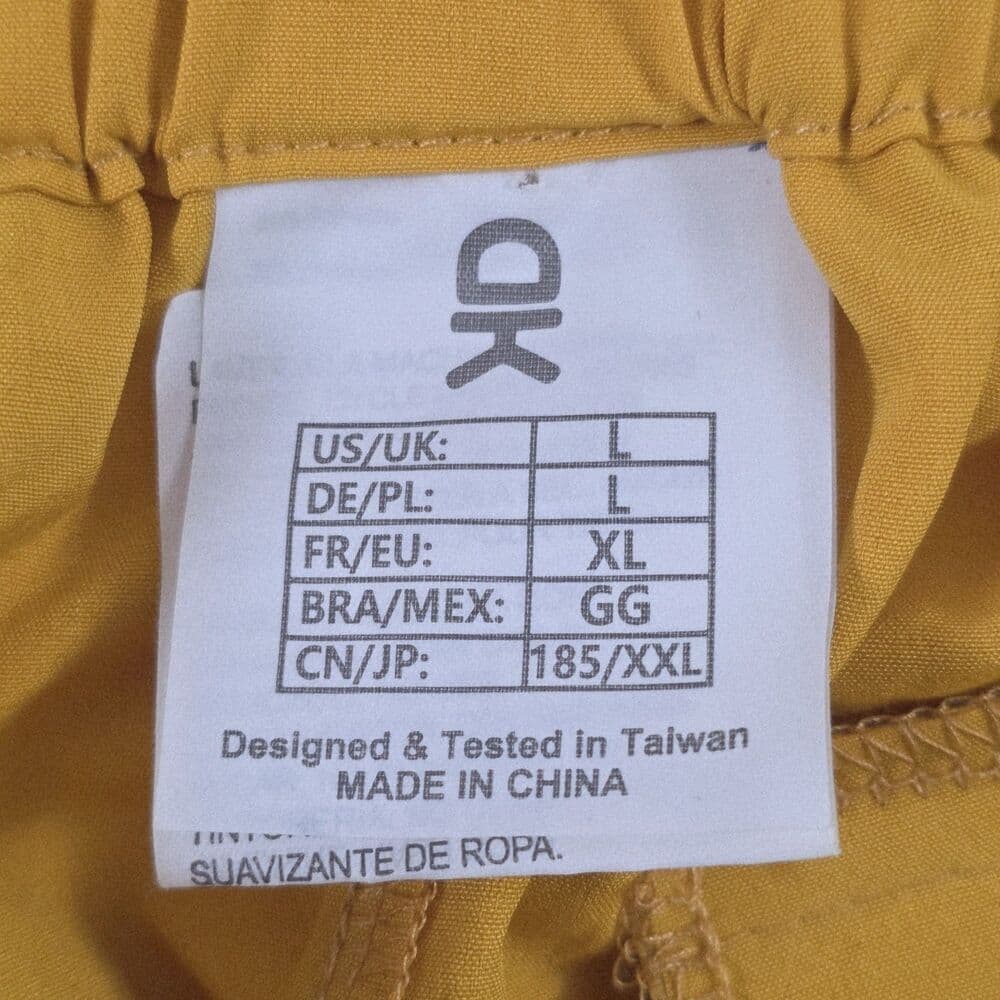 Little Donkey Andy Men's Large Yellow UV 50+ Protection Waterproof Shorts - Thumbnail 3