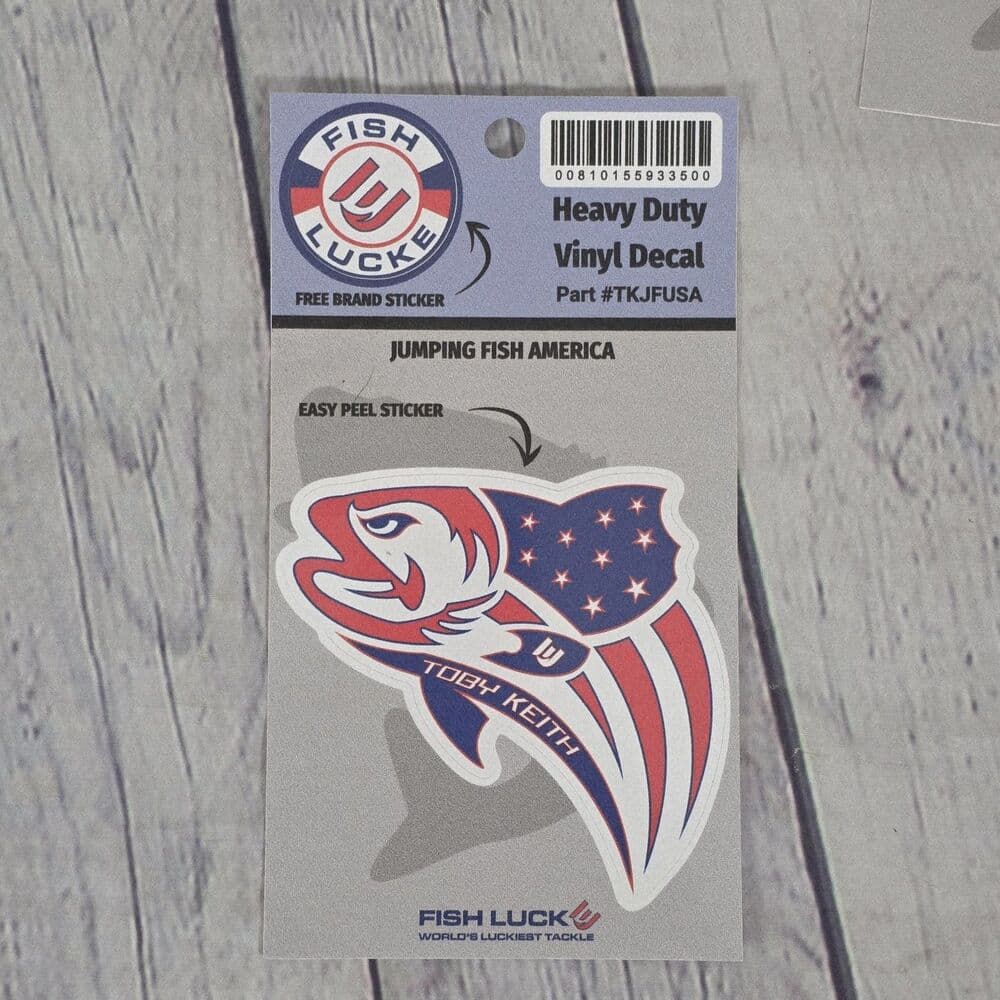Fish Luck Heavy Duty Vinyl Decal Lot Of 25 - Thumbnail 3