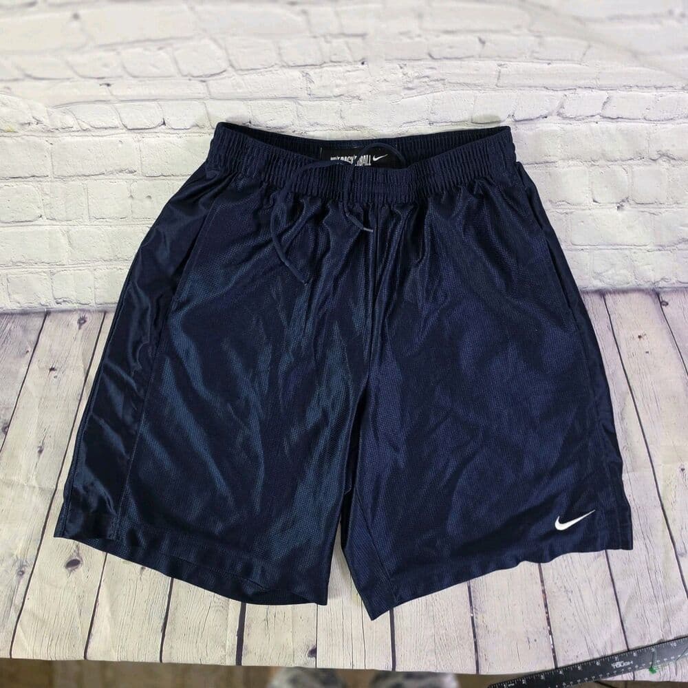 Vintage Nike Mens XL Blue Dazzle Silky Basketball Shorts - Thumbnail 6