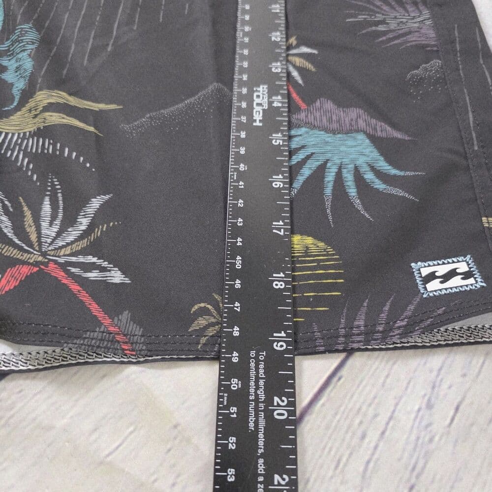 Billabong Recycler Men's 38 Black Sundays Pro Tropical Board Shorts - Thumbnail 7