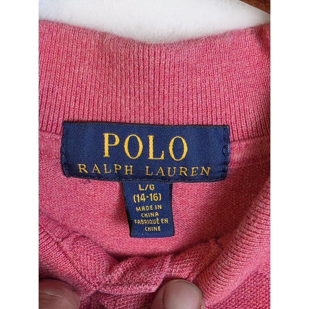 Polo Ralph‎ Lauren Polo Shirt Size L/G (14-16) - Thumbnail 3