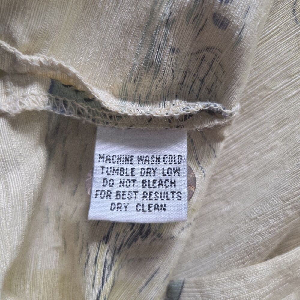 Tommy Bahama Men’s Medium Beige Hawaiian Seashore Short Sleeve Shirt - Thumbnail 3