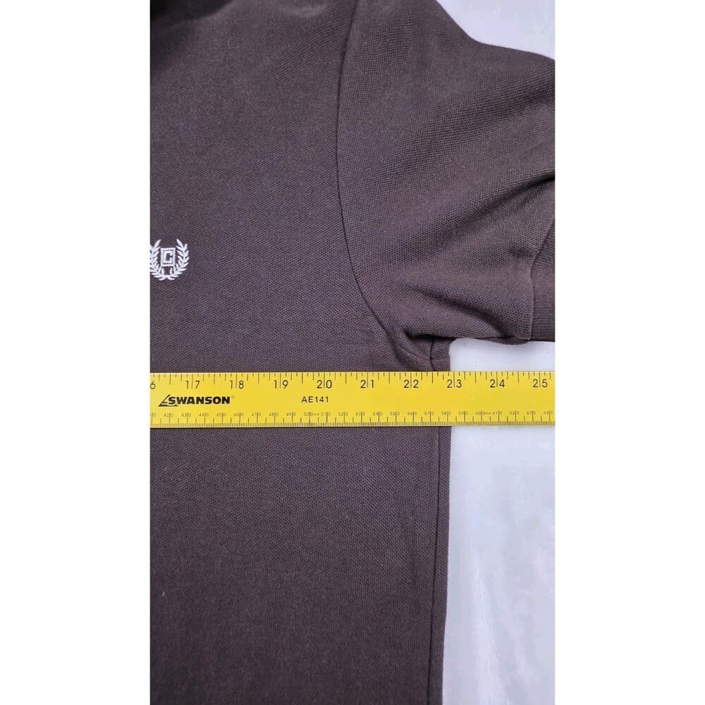 Chaps Mens Largr Brown‎ Casual Short Sleeve Shirt - Thumbnail 4