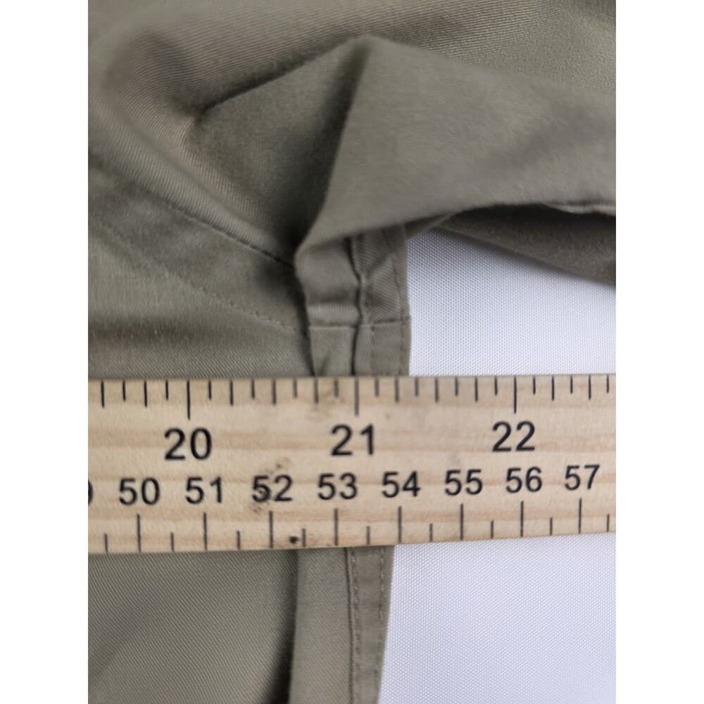 Chaps Mens Dress Shirt Size 15-15 1/2, 32/33 Medium Olive‎ Long Sleeve Shirt - Thumbnail 5