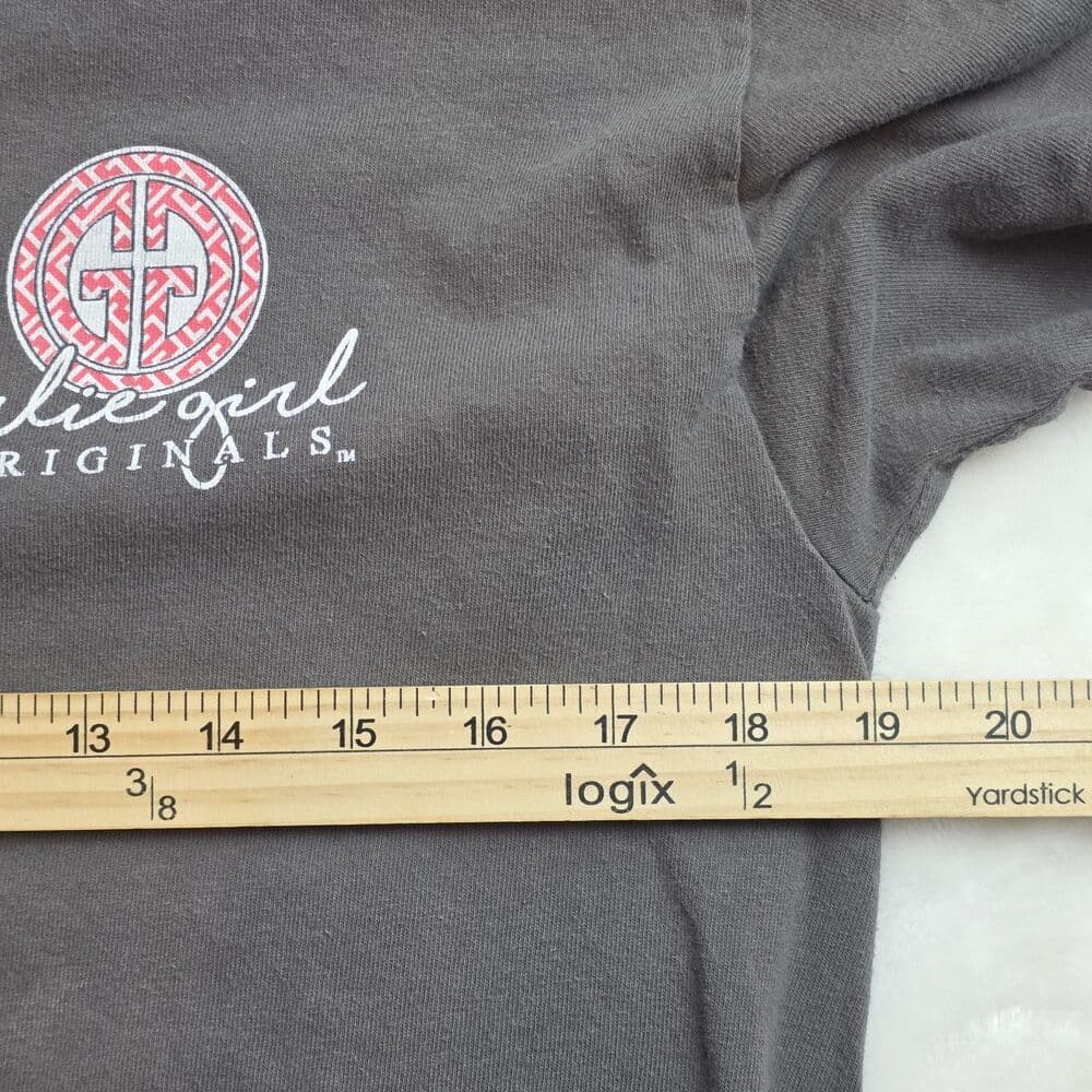 Girlie Girl Originals Blessings Nana 2723‎ Dk.Heather Short Sleeve T-Shirt - Thumbnail 2