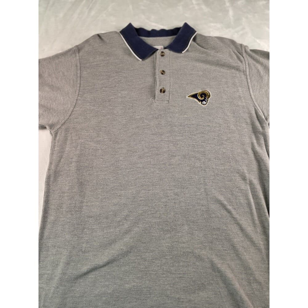 Vintage‎ St Louis Rams Men's L Polo Shirt - Thumbnail 2