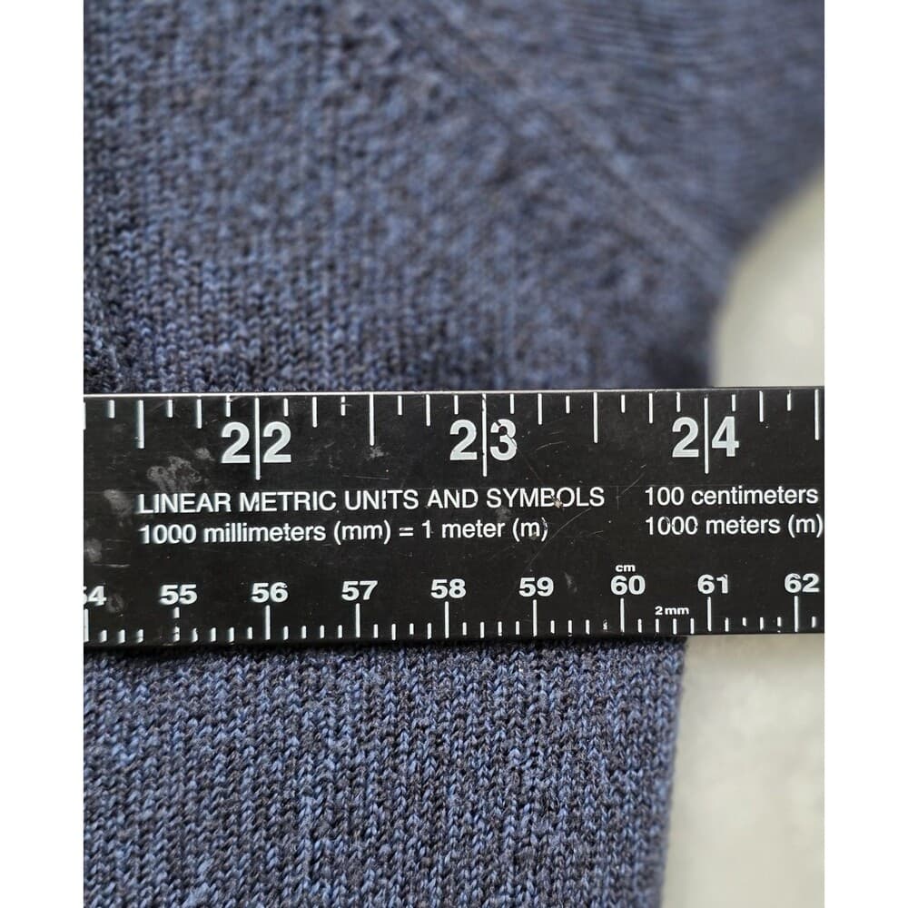 Geoffrey‎ Beene Men’s XXL Blue Knit Long-Sleeve Acrylic Sweater - Thumbnail 2