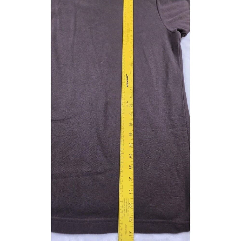 Chaps Mens Largr Brown‎ Casual Short Sleeve Shirt - Thumbnail 5