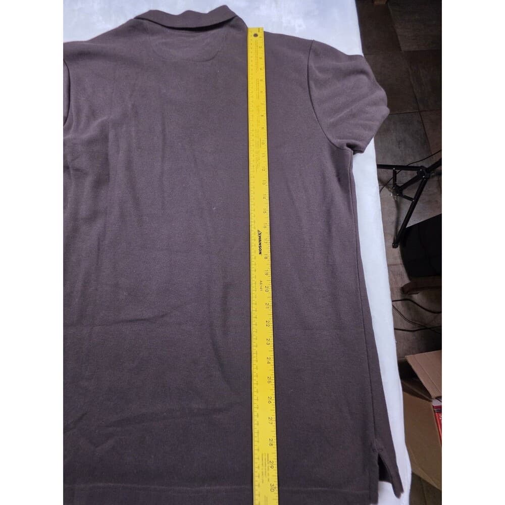 Chaps Mens Largr Brown‎ Casual Short Sleeve Shirt - Thumbnail 6
