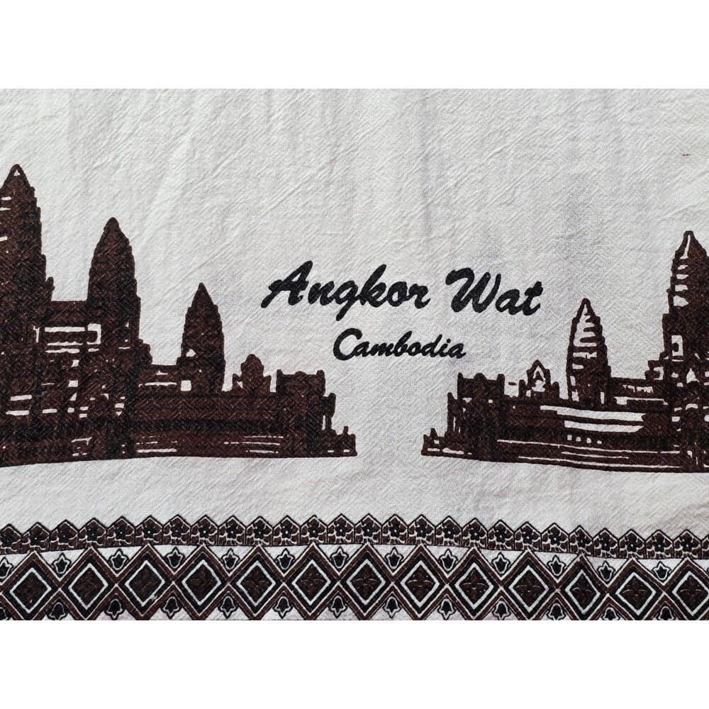Angkor Cambodia Men's‎ XL Kingdom of Wonder Cotton Graphic Shirt - Thumbnail 4