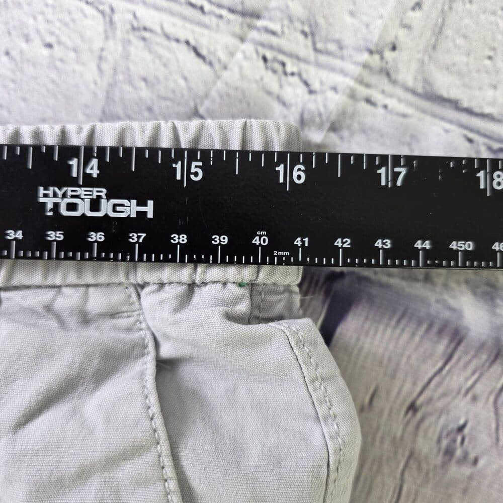 Original Penguin Men's Medium Gray Cargo Shorts - Thumbnail 7