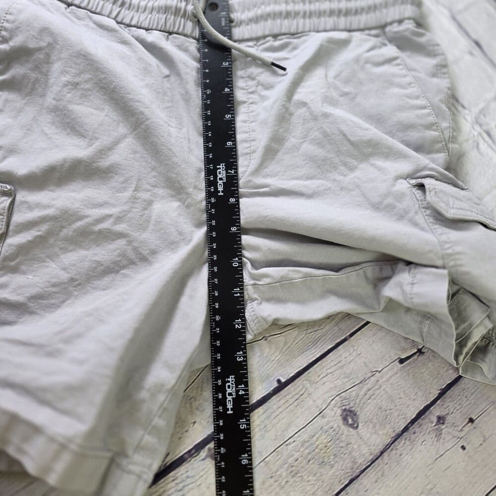 Original Penguin Men's Medium Gray Cargo Shorts - Thumbnail 9