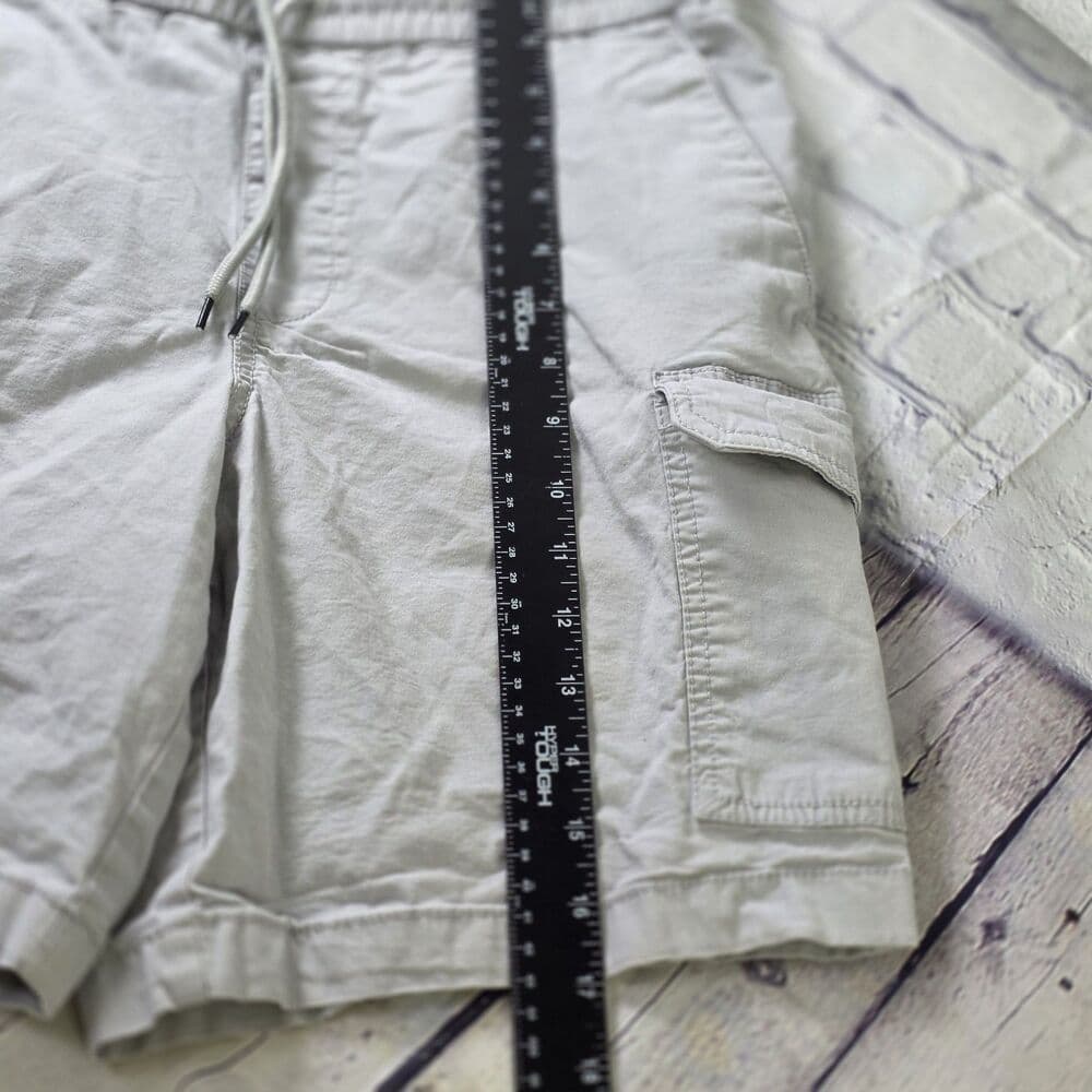 Original Penguin Men's Medium Gray Cargo Shorts - Thumbnail 8