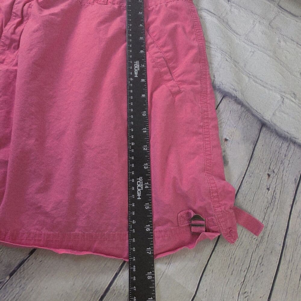 Caribbean Joe Womens Shorts Pink Size 8 (W 32") High Rise Stretch Adjustable - Thumbnail 6