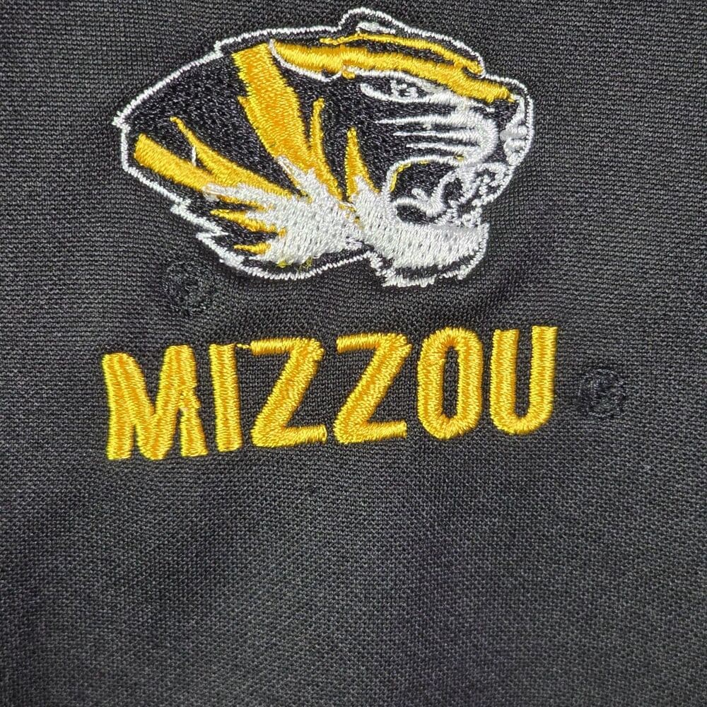 University of Missouri Tigers Medium Black 1/4 Zip Long‎ Sleeve Pullover - Thumbnail 3