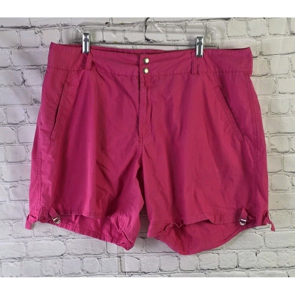 Caribbean Joe Womens Shorts Pink Size 8 (W 32") High Rise Stretch Adjustable - Thumbnail 11