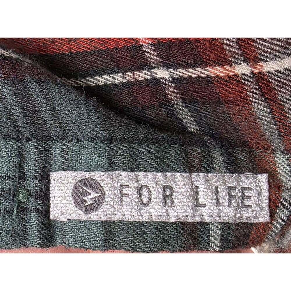 Marmot Men’s Large Green Plaid Flannel‎ Long Sleeve Button Up Shirt - Thumbnail 3