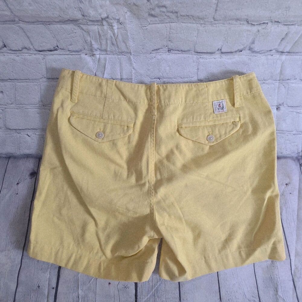 Lauren Jeans Co. Ralph Lauren Women's Size 8 Yellow Chino Shorts - Thumbnail 5