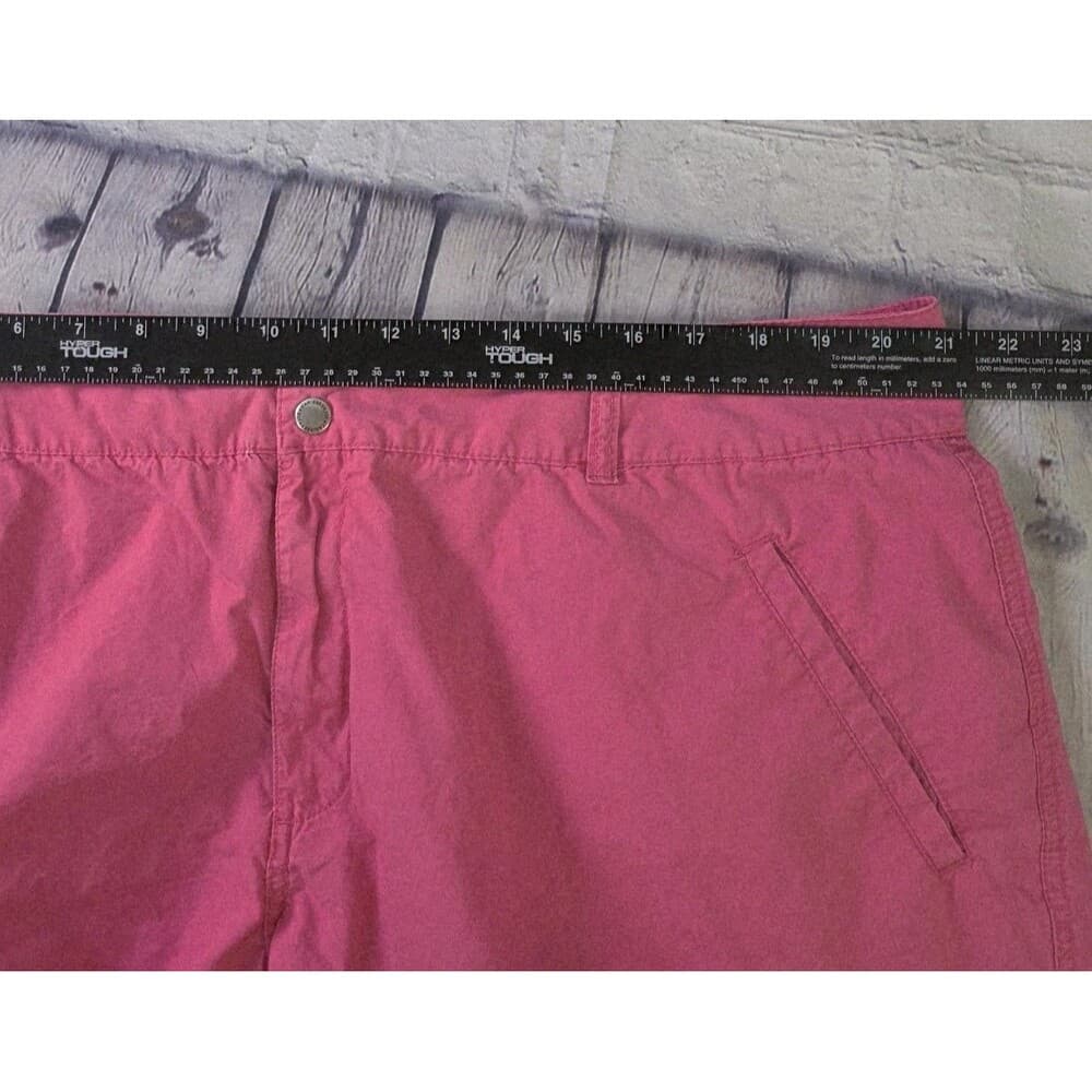 Caribbean Joe Womens Shorts Pink Size 8 (W 32") High Rise Stretch Adjustable - Thumbnail 4