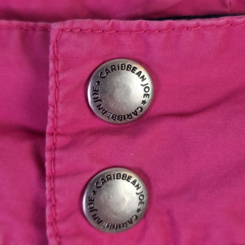 Caribbean Joe Womens Shorts Pink Size 8 (W 32") High Rise Stretch Adjustable - Thumbnail 2