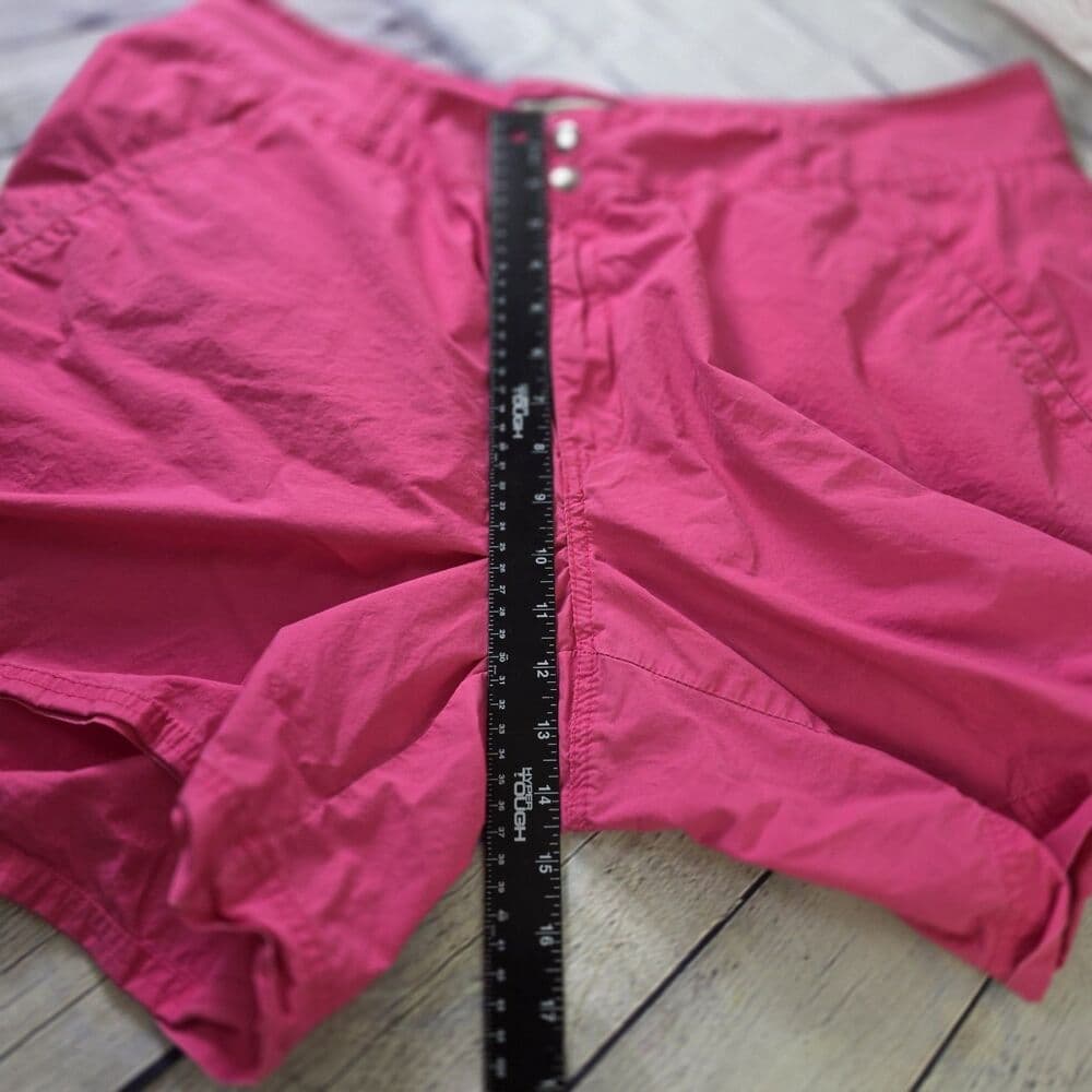 Caribbean Joe Womens Shorts Pink Size 8 (W 32") High Rise Stretch Adjustable - Thumbnail 5