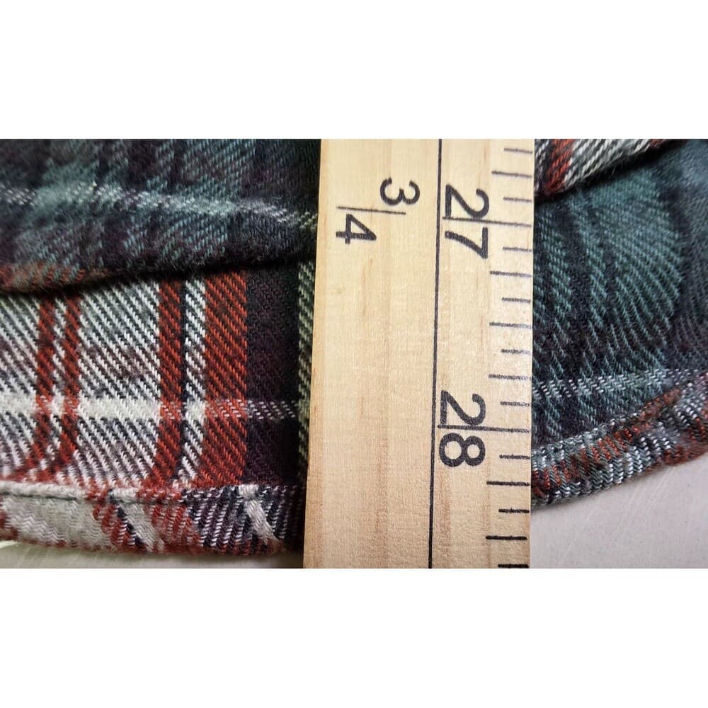 Marmot Men’s Large Green Plaid Flannel‎ Long Sleeve Button Up Shirt - Thumbnail 9
