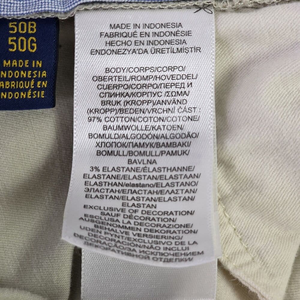 Polo Ralph Lauren Big & Tall Men's 50" Classic Fit Stretch Golf Shorts - Thumbnail 4