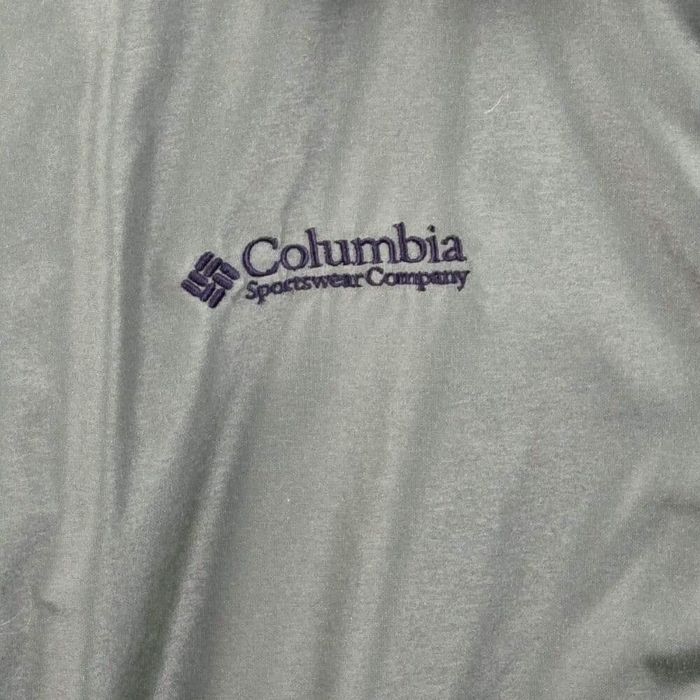 Columbia Jacket Mens Large Green Fleece Lined Soft Shell Jacket