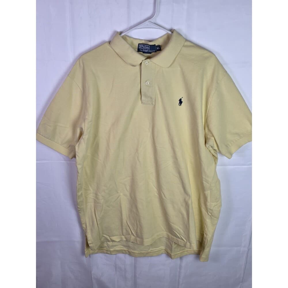 Polo Ralph Lauren Men’s X-Large Yellow Short‎ Sleeve Shirt