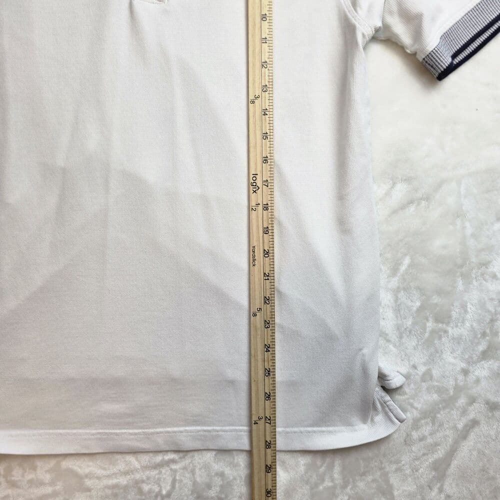 MLB Antigua Mens Medium White Seattle Mariners Baseball‎ Polo Shirt - Thumbnail 6